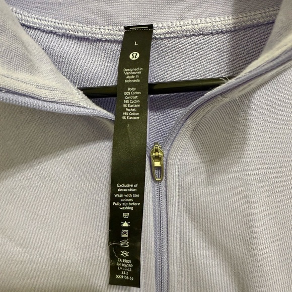 Lululemon french terry oversized half zip - Picture 4 of 5